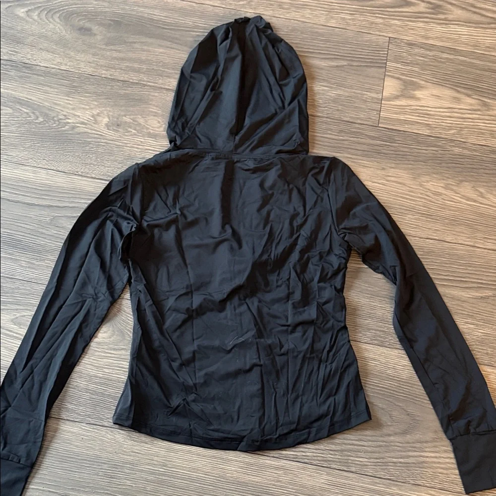 SHEIN Charcoal Zip-Up Hoodie